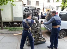 Перевозка химчистки, общий вес 3500 кг