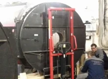 Демонтаж и упаковка крышек газовых котлов. Вес 1500кг и 1300кг