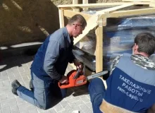 Демонтаж и упаковка крышек газовых котлов. Вес 1500кг и 1300кг