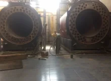 Демонтаж и упаковка крышек газовых котлов. Вес 1500кг и 1300кг