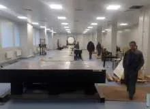 Установка оптических столов с коллиматором