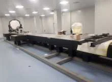 Установка оптических столов с коллиматором