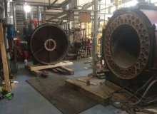 Демонтаж и упаковка крышек газовых котлов. Вес 1500кг и 1300кг
